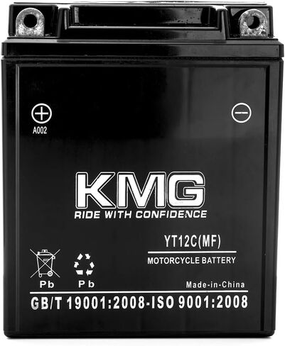 Battery Compatible with 1989-2004 Yamaha YFA-1 Breeze 125cc YT12C Sealed Maintenance Free Battery 12V Powersport Motorcycle Scooter ATV in Saudi Arabia