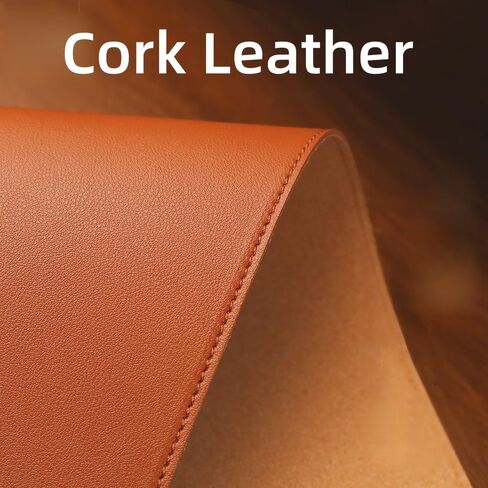 Cork Leather Mouse Pad, 7.87 x 9.45 in, Scratch Resistant, Wear-Resistant, Waterproof, High Temperature Resistance in Kuwait