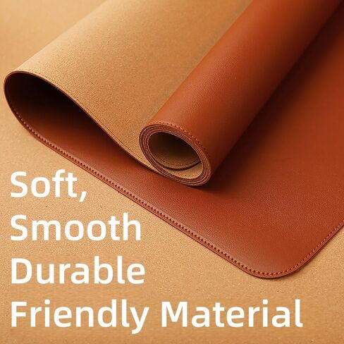 Cork Leather Mouse Pad, 7.87 x 9.45 in, Scratch Resistant, Wear-Resistant, Waterproof, High Temperature Resistance in Kuwait