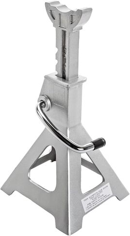 JEGS Aluminum Jack Stands | 3-Ton Capacity | Lightweight | Adjustable Height From 11 1/2 to 16 1/2 Inches | 1 Pair Per Package in Kuwait