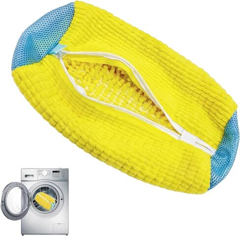 Professional Reusable Sneaker Laundry Bags for Washer and Dryer - 360° Deep Cleaning Shoe Washing Machine Bags, Grey, 1-Pack for Running & All Shoes in Saudi Arabia