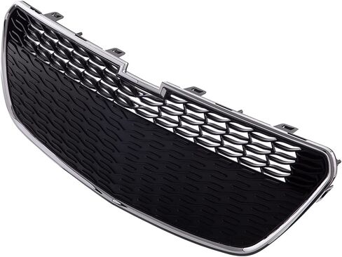 CarPartsDepot, Front Bumper Grille Lower Grill With Chrome Shell Molding Moulding Trim Surround Frame Compatible With Chevrolet Spark 2013-2015 Hatchback GM1200656 95078756 in Saudi Arabia