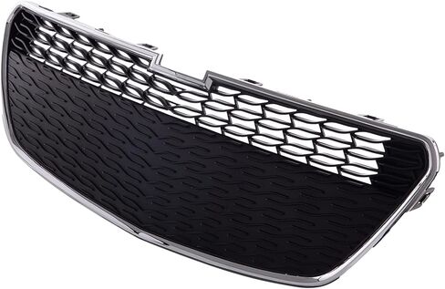 CarPartsDepot, Front Bumper Grille Lower Grill With Chrome Shell Molding Moulding Trim Surround Frame Compatible With Chevrolet Spark 2013-2015 Hatchback GM1200656 95078756 in Saudi Arabia