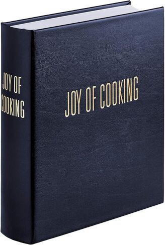 Graphic Image Joy of Cooking, Navy Bonded Leather | Handbound in the USA (8.3" W x 2.25" D x 9.25" H – A Timeless Culinary Classic) in Saudi Arabia