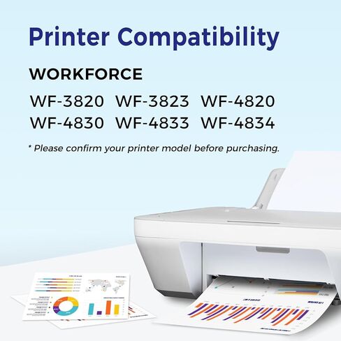 TOKYOINK Remanufactured Ink Cartridges Replacement for Epson 822XL Ink Cartridge Combo Pack for Workforce Pro WF-3820 WF-3823 WF-4820 WF-4830 WF-4833 WF-4834 Printers (4 Combo Pack) in Saudi Arabia