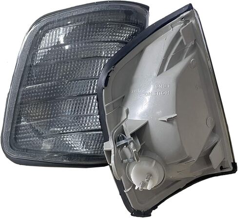 2X Turn Signal Corner Light for Mercedes Benz E Class W124 E200 Saloon 500E 300E 1985-1996 (1 Pair Smoked) in Saudi Arabia