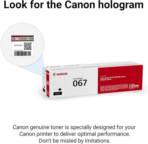 خرطوشة حبر Canon 067H عالية الإنتاجية مكونة من 4 عبوات - أسود وسماوي وأرجواني وأصفر - حبر أصلي أصلي - لـ imageCLASS MF653Cdw وMF654Cdw وMF656Cdw وLBP632Cdw / LBP633Cdw in Kuwait