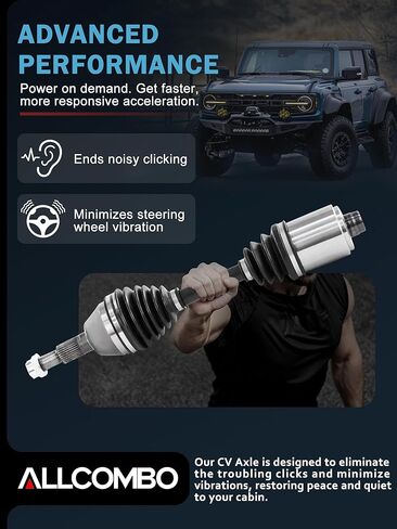ALLCOMBO CV Axle Front for 1997 1998 1999 2000 2001 2002 2003 2004 Chevrolet Malibu, 2004 2005 Chevy Classic, for Oldsmobile Alero Cutlass, Pontiac Grand Am Replacement, Driver or Passenger Side in Saudi Arabia