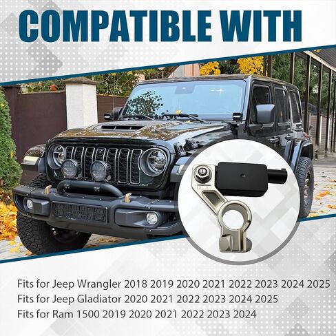 مستشعر البطارية 68289207AC متوافق مع Jeep Wrangler 2018-2025، Gladiator 2020-2025، Ram 1500 2019-2024، استبدل 68289207AA 68289207AB in Kuwait
