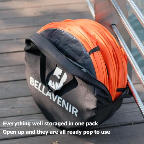 BELLAVENIR Outdoor Pop-up Defenders Football Basketball Soccer 3-Pack Dummies Portable Training Equipment Upgraded Spring Coil in Saudi Arabia