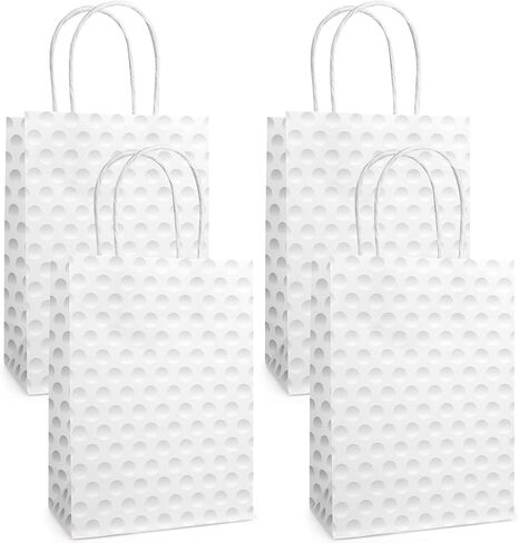 Lemicin 12 Pcs Summer Goodie Bags Pool Party Favor Bags Treat Candy Snack Bag Paper Beach Gift Bags with Handles for Hawaiian Luau Birthday Baby Shower Hello Summer Pool Holiday Party Supplies in Kuwait