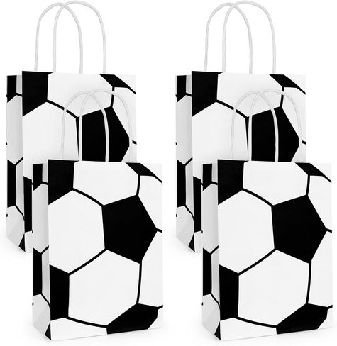 Lemicin 12 Pcs Summer Goodie Bags Pool Party Favor Bags Treat Candy Snack Bag Paper Beach Gift Bags with Handles for Hawaiian Luau Birthday Baby Shower Hello Summer Pool Holiday Party Supplies in Kuwait