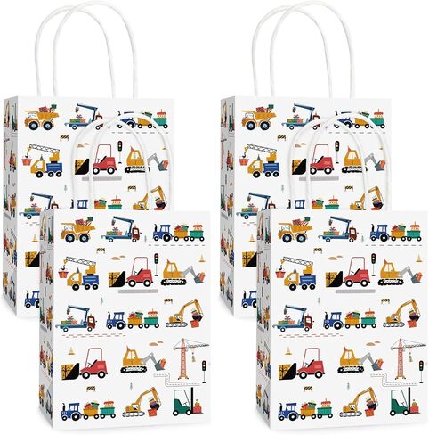 Lemicin 12 Pcs Summer Goodie Bags Pool Party Favor Bags Treat Candy Snack Bag Paper Beach Gift Bags with Handles for Hawaiian Luau Birthday Baby Shower Hello Summer Pool Holiday Party Supplies in Kuwait