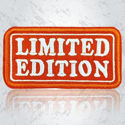 Limited Edition Patch, 3 Inches Sew On Iron On Funny Exclusive But Basic Rare But Questionable Embroidered Patches for Backpack, Jacket, Hat, Jeans DIY Uniform Gift for Men Women Kid Size 3 Inch in Kuwait