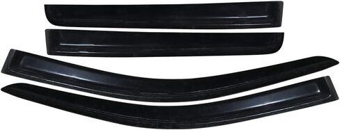 FREEMOTOR802 Tape-on Window Deflectors Fits 2007-2017 Jeep Compass, Rain Guards Side Window Visors Wind Deflectors Vent Visors Slim Style Smoke Tinted Acrylic 4 Pieces in Kuwait