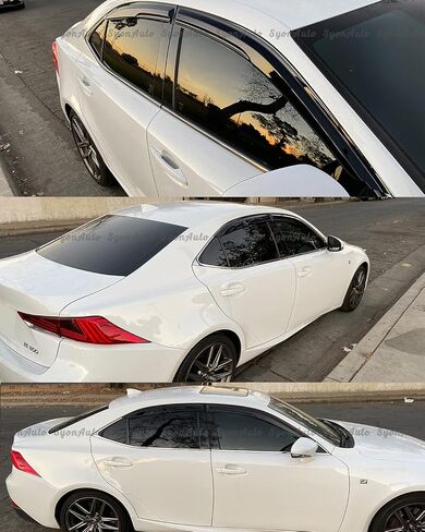 FITS 2014-2020 Lexus is 200t 300 JDM Mugen Style Window Visor RAIN Guard Deflector in Saudi Arabia