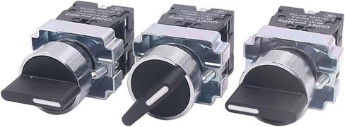 NP2 Series 22mm Knob Switch Self-Reset/Locking 2/3 Position 1NO/1NO 1NC/2NO Rotary Switches BD21 BD23 BD25 BD33 Contactor(NP2-BD33) in Saudi Arabia