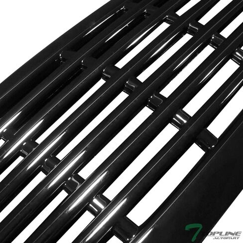 7422451238253 Compatible With 1997-2004 Dodge Dakota / 1998-2003 Durango Glossy Black Horizontal Front Bumper Grill Grille in Saudi Arabia