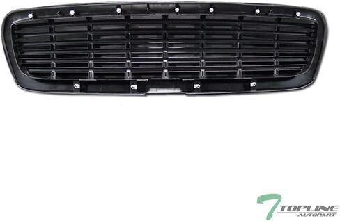 7422451238253 Compatible With 1997-2004 Dodge Dakota / 1998-2003 Durango Glossy Black Horizontal Front Bumper Grill Grille in Saudi Arabia