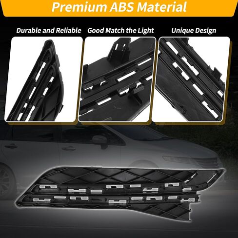 Passenger Side Fog Light Grill for Honda Odyssey 2014 2015 2016 2017 Front Bumper Fog Light Grille Cover Fog Light Shell 1 Pc 71103TK8A50 in Saudi Arabia