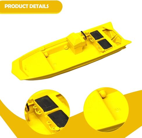 Miniature Camping Boat Diorama Fishing Ship Model Nautical Scene Display Mediterranean Decor Resin Structure Detailed Finish Suitable for Collectors M, Yellow in Saudi Arabia