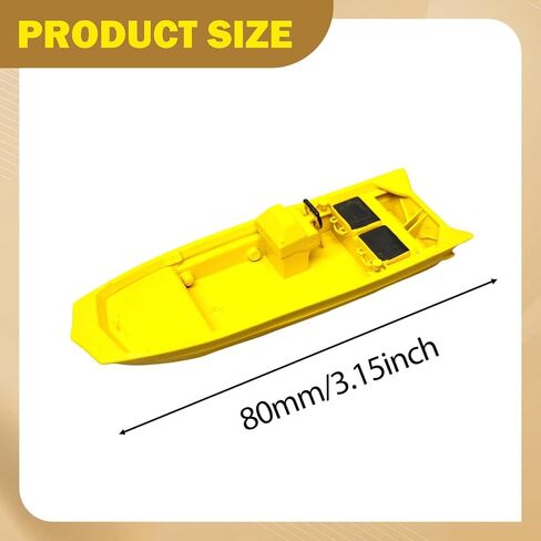 Miniature Camping Boat Diorama Fishing Ship Model Nautical Scene Display Mediterranean Decor Resin Structure Detailed Finish Suitable for Collectors M, Yellow in Saudi Arabia