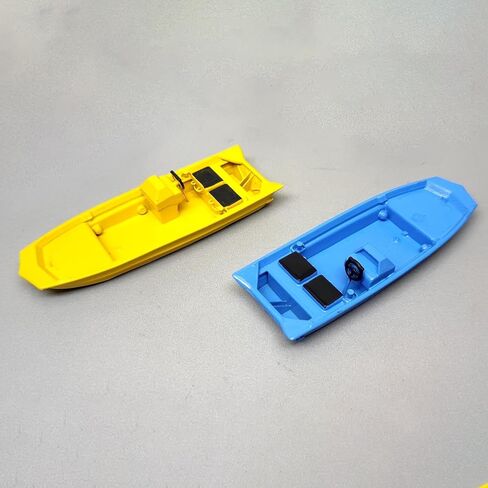Miniature Camping Boat Diorama Fishing Ship Model Nautical Scene Display Mediterranean Decor Resin Structure Detailed Finish Suitable for Collectors M, Yellow in Saudi Arabia