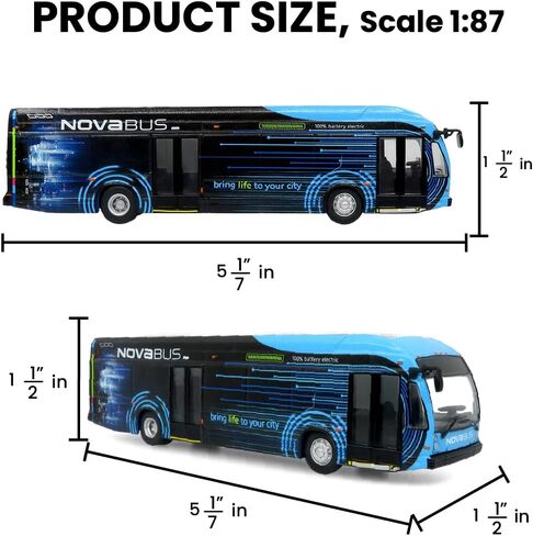 1:87 Scale Nova Bus LFSe Transit Bus – Corporate Edition in Kuwait