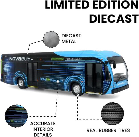1:87 Scale Nova Bus LFSe Transit Bus – Corporate Edition in Kuwait