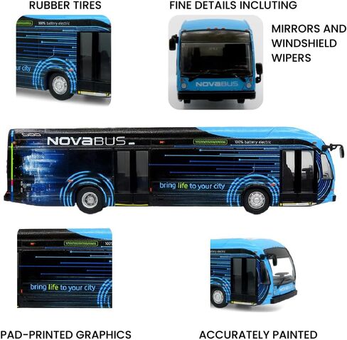 1:87 Scale Nova Bus LFSe Transit Bus – Corporate Edition in Kuwait