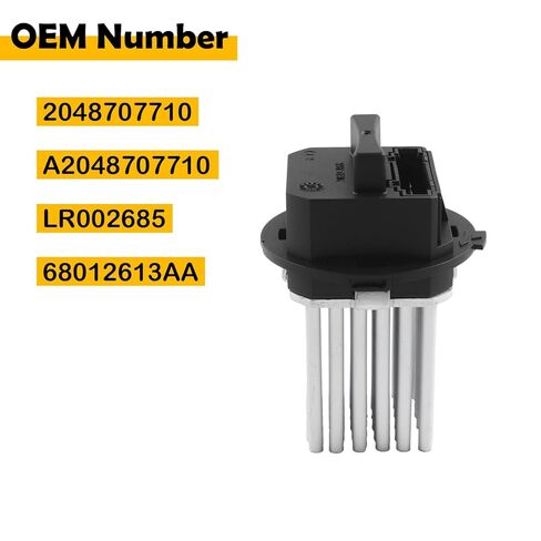 2048707710 A/C Blower Motor Resistor Compatible with Mercedes-Benz C300 C350 GLK E-Class SLS AMG, Sprinter 2500 3500, Volvo XC60 S60, Land Rover LR2, Replaces, LR002685, 68012613AA in Saudi Arabia