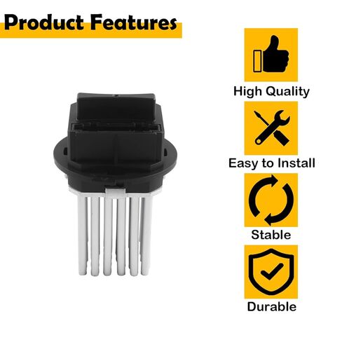 2048707710 A/C Blower Motor Resistor Compatible with Mercedes-Benz C300 C350 GLK E-Class SLS AMG, Sprinter 2500 3500, Volvo XC60 S60, Land Rover LR2, Replaces, LR002685, 68012613AA in Saudi Arabia