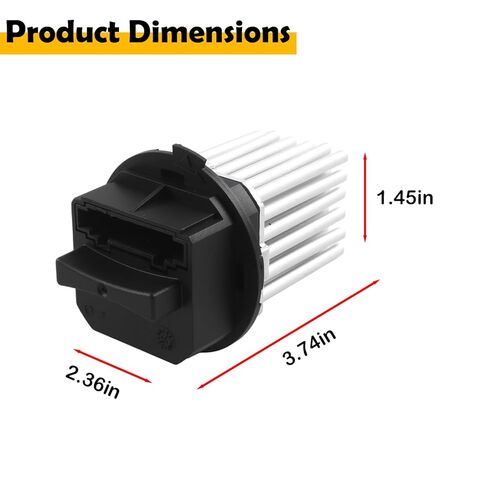 2048707710 A/C Blower Motor Resistor Compatible with Mercedes-Benz C300 C350 GLK E-Class SLS AMG, Sprinter 2500 3500, Volvo XC60 S60, Land Rover LR2, Replaces, LR002685, 68012613AA in Saudi Arabia