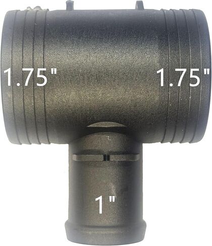 1.75" x 1.75" x 1" Fitting,Radiator Coolant Hose 3 Way Connector,Heater T-Joint Diverter,Water Pipe Splitter Kit for Chevrolet,Ford,MINI,Edge,Lincoln,Ram,GMC,Jeep,Buick,Dodge,Audi,Benz,BMW,VW,44mm in Saudi Arabia