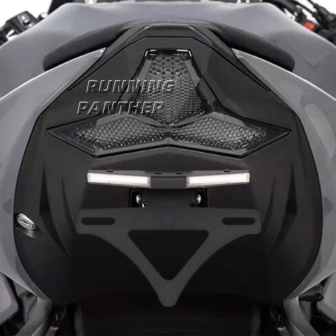 Motorcycle Rear License Plate Holder with LED Light Fit for KAWASAKI NINJA 636 ZX 6R ZX6R ZX-6R 636 (2024-2026) Tail Tidy Fender Eliminator Kit with Turn Signal Indicator Lamp Tailstock Frame Bracket in Saudi Arabia