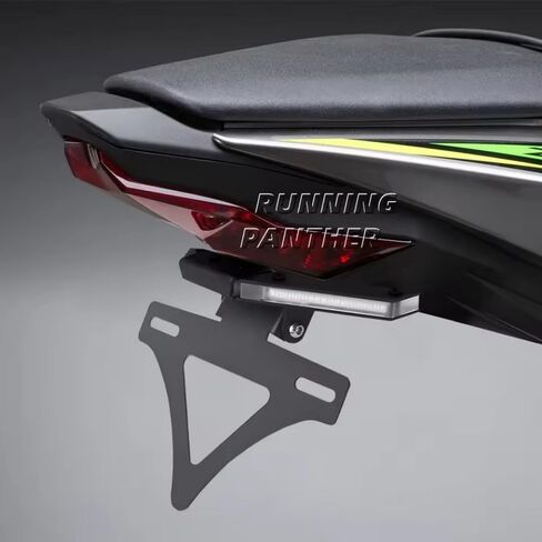 Motorcycle Rear License Plate Holder with LED Light Fit for KAWASAKI NINJA 636 ZX 6R ZX6R ZX-6R 636 (2024-2026) Tail Tidy Fender Eliminator Kit with Turn Signal Indicator Lamp Tailstock Frame Bracket in Saudi Arabia