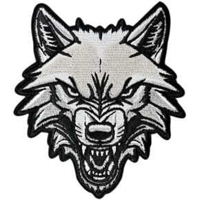 Wolf Iron On Patch – Wild Animal Applique for Jackets, Bags, Hats, Jeans and Crafts in Kuwait