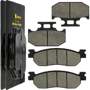 Caltric Front and Rear Brake Pads Compatible with Yamaha XT250 2008 2009 2010 2011 2012-2020 in Kuwait