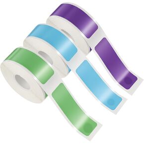 480Pcs D30 Label Tape D30 Printer Paper Labels Replacement Thermal Labels Tapes 12 X 40 mm Label Maker Tape Rolls Colorful Mini Print Tapes, 160/Roll, 3 Rolls Total in Saudi Arabia