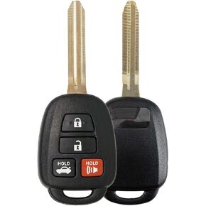 Replacement for Toyota Key Fob 4 Buttons That Use FCC GQ4-52T and Part Number 89070-0R101 Chip Texas ID 4D Letter H - 315 MHz Compatible with 2014-2019 Selected Models (1) in Saudi Arabia