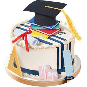 Graduation Cake Toppers, Class of 2026 Cake Decorations, Grad Cap, Scroll Cupcake Toppers for 2026 Graduation Theme Party Supplies in Saudi Arabia