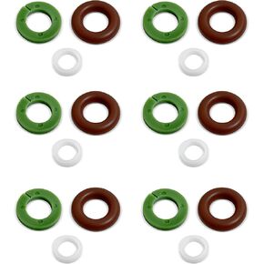 06E998907E 6 Set Fuel Injector Seal Repair O-Ring Kit Compatible With A4 A5 A6 A7 A8 Q5 Q7 TT fit for VW Touareg 06E998907B in Saudi Arabia