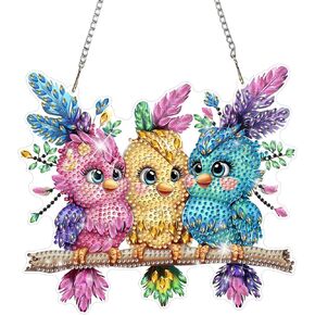 DOMROM Elephant Diamond Art Hanging Kits for Adults Beginners, Special Shaped Crystal Diamond Painting Elephant Pendant, DIY Diamond Art Suncatchers for Home Garden Wall Decor Gift in Saudi Arabia