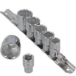 Whitworth/BSF/BSW 3/8" drive shallow sockets 7pc set 1/8"-1/2" bi hex LSR29 in Saudi Arabia