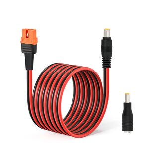ELFCULB XT60i to DC 8mm Cable 14AWG 5FT Female to Female Solar Charger Cable with DC7909 to DC5525 Male Adapter, for Portable Power Station Solar Panel in Saudi Arabia
