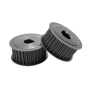 HTD 8M Steel Timing Pulley AF Type 30T 32T Synchronous Wheel Belt Width 42mm Bore 8-28mm 1Pcs(Bore 10mm,32T_42MM (for Belt 40MM)) in Saudi Arabia