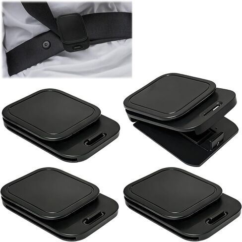Seat Belt Clips, 2.9" Width Adjustable Anti - Slip Car Clips Shoulder Limiter Adjuster for Adults Car Sedans SUV RV MPV Seat, Comfort & Safety Accessory for Car (4 Pack) in Saudi Arabia