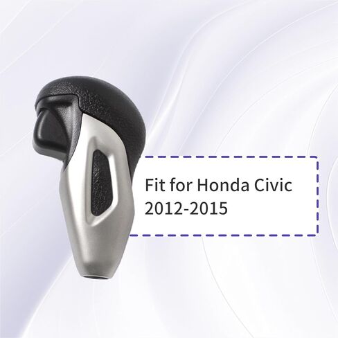 Automatic Gear Shift Knob Fit for Honda Civic 2012 2013 2014 2015, Gear Shift Lever Knob Shifter Handle Replace 54130-TR0-A21ZA in Kuwait