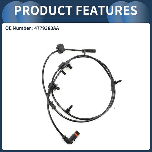 ABS Wheel Speed Sensor Rear Left ABS Sensor Anti-lock Braking System Sensor No.4779383AA for Chrysler 300 2005-2010 in Kuwait