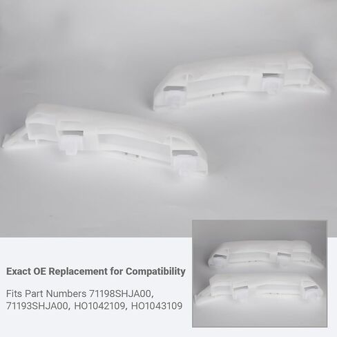 دعامة مصد أمامي متوافقة مع Honda Odyssey 2005 2006 2007 2008 2009 2010 - زوج جانبي للسائق والراكب، بديل لـ HO1042109 HO1043109 71198SHJA00 71193SHJA00 in Kuwait